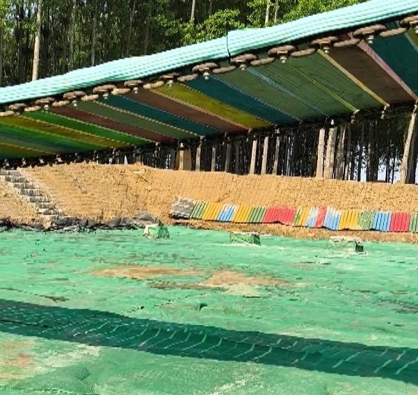 Playground pool solidification
