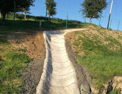 Cement Blanket for Water Channels