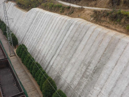 Cementitious Mat for Slope Protection